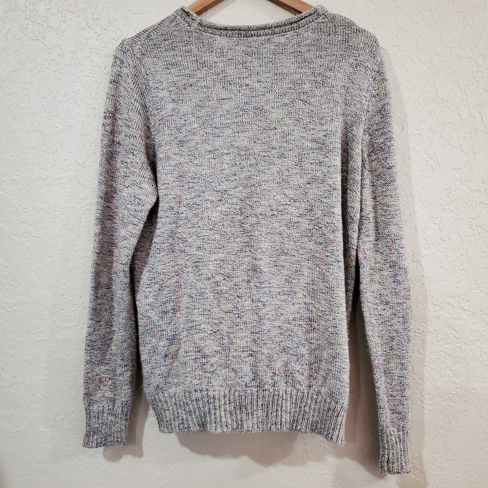 Laura Scott Ribbed Knit Confetti Colored Soft Sweater Size XL - Picture 7 of 10